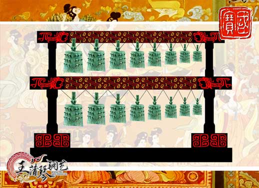 16件晉侯穌青銅編鐘，西周時(shí)期編鐘編磬